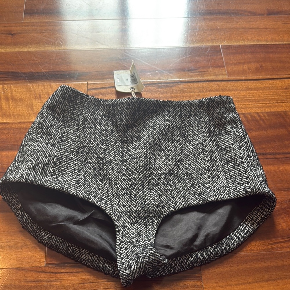 Stylish Black and White Women's Shorts